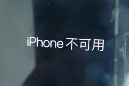 昆明苹果服务网点分享锁屏界面显示“iPhone 不可用”如何解决 