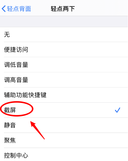 昆明苹果手机维修分享iPhone12如何启用双击截屏 